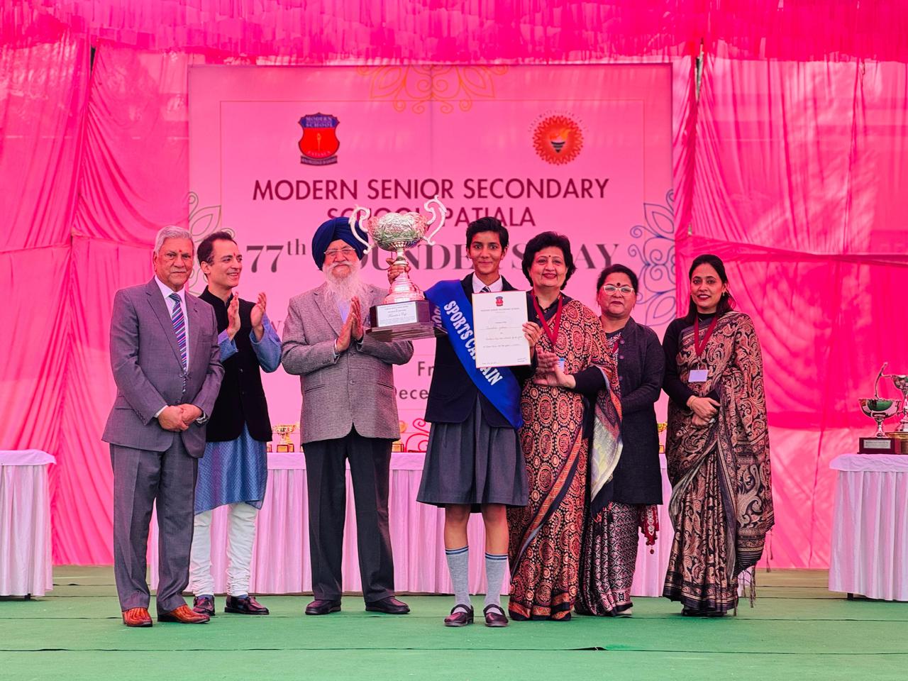 77th Founder's Day & Awards at Modern Senior Secondary School, Patiala